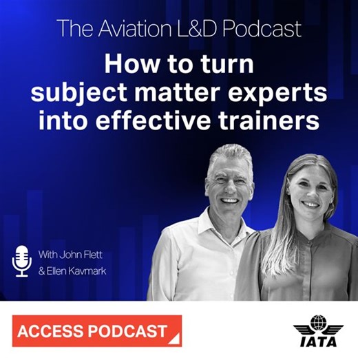 🎧 Episode 7 | How to Turn Subject Matter Experts Into Effective Trainers? Subject matter expertise doesn’t always translate into effective teaching. Without the right support, even the most experienced professionals can struggle to pass on their knowledge in a meaningful way. In this episode, we explore the barriers to knowledge transfer and how organizations can empower SMEs to become confident, impactful trainers. 🎧Watch the full episode: 👉https://ow.ly/ePhn50XmyqT #IATATraining #LearningAn