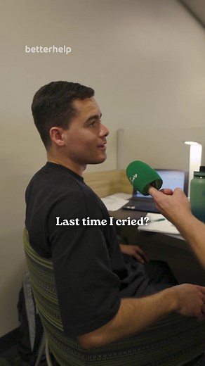 No tears in 3 years… Who else can relate? 🙋‍♂️😢 #MentalHealthAwareness #BetterHelp #streetinterview #positivity #inspiration #wholesome #mindset #motivation #mindfulness #toachieveyou #youmatter #kindness #community #empathy #honesty
