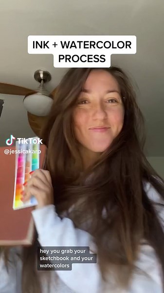 Creative Ink and Watercolor Techniques | Jess Karp Art