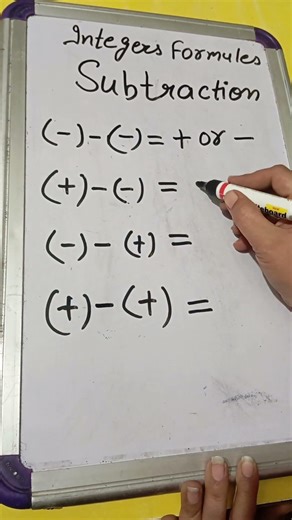 integers formulas subtraction#subtraction formulas#integers#learn integers formula subtraction