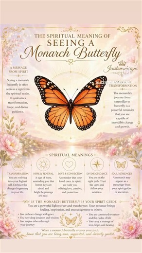 What Does It Mean When You See a Monarch Butterfly? 🦋 | Spiritual Meaning