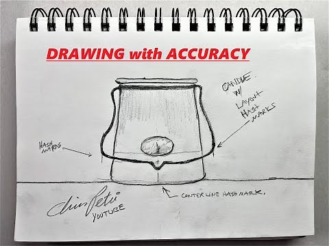 EXTREME BEGINNERS - Chris Petri Explains Using Hash Marks for Accuracy while Drawing and Sketching