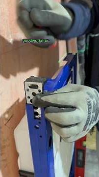 Installing a Geberit wall-hung toilet frame with concealed cistern.