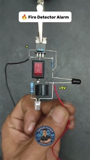🔥 How to Make a Fire Detection System 🚨 | Practical Science #Shorts