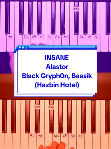 Alastor INSANE Piano Tutorial from Hazbin Hotel