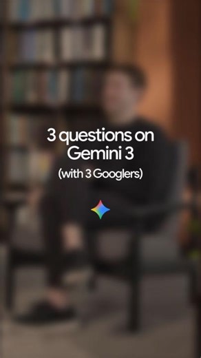 For our Gemini 3 launch, Josh Woodward, Tulsee Doshi and Logan Kilpatrick sat down to play a quick game of three questions. Watch 🔽 | Google