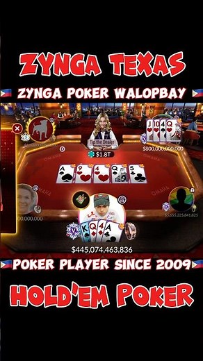 Two Pair $1.8T Zynga Texas Hold’em Poker #pokergame #zynga #zyngapoker
