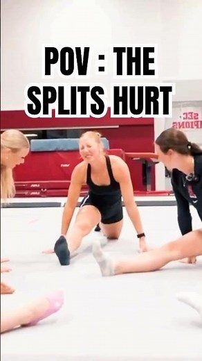 Softball Tries Gymnastics Stretches | Alabama Gymnastics