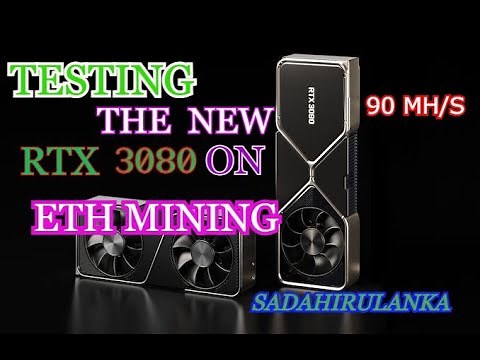 RTX 3080 Mining Settings - GPU Mining | Mining Chamber/ Starting a RTX 3080 MINING RIG!