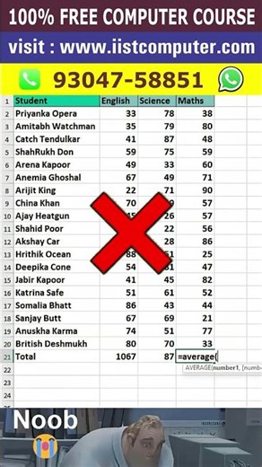 Excel formulas in drop down lists | ms excel | free computer course | best computer course | free
