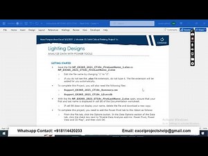 New Perspectives Excel 365/2021 | Module 10: SAM Critical Thinking Project 1c | Lighting Designs