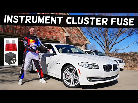 BMW F10 F11 INSTRUMENT CLUSTER FUSE LOCATION BMW 528i 535i 520i 530i 550i 518d 520d 525d 530d 535d
