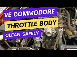 VE Commodore throttle body clean