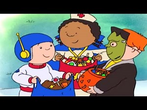 Caillou's Halloween Candy | Caillou Cartoon
