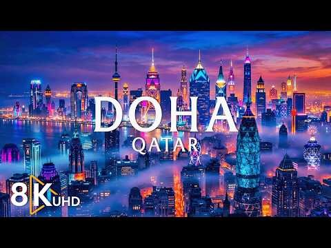 Doha Qatar | Ultra-Modern Skylines, Luxury Architecture & Futuristic Cityscapes in 8K