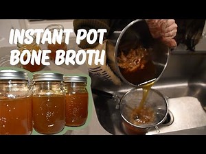 Easy from scratch Instant Pot Bone Broth