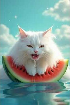 cat with a flowing, silken mane and delicate #catmakeover #mamacat