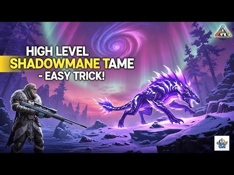 How I Easily Tamed a High Level Shadowmane in ARK Fjordur | Game ON