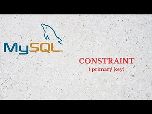 10 - MySQL Primary key