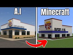 I Built 3 AI Versions of Burger King in Minecraft 🍔🍟🥤