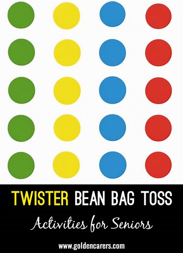 Twister Bean Bag Toss
