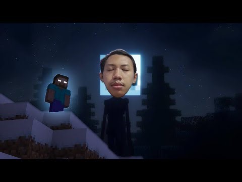 Grinding demi bisa membunuh herobrine - Minecraft Enhanced Horror Experience (Vertical)