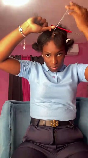 Easy and Quick Afro Hairstyle Tutorial