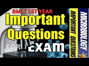 Microbiology Exam Solutions: BMLT 1st Year Part: 1 ‪@studywithKamlesh2.0‬