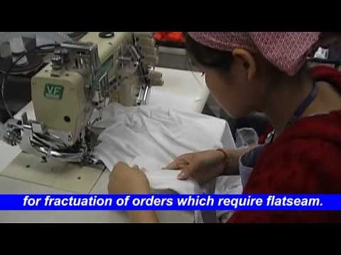 Yamato VFK series :: 4 Needle 6 Thread Flatbed Flatseamer with Active Thread Control