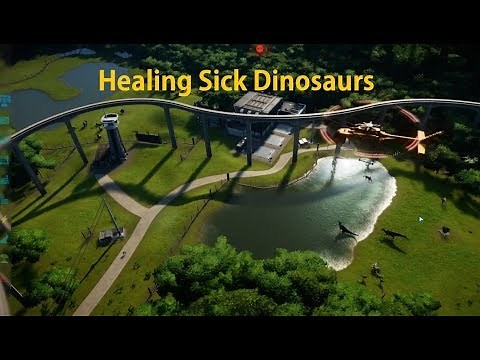 How to heal sick Dinosuars Jurassic World Evolution