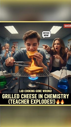 He Really Used The Lab Tongs For This 🤯