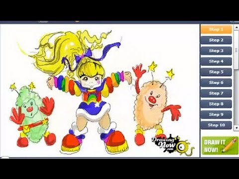 How to Draw Rainbow brite and friends