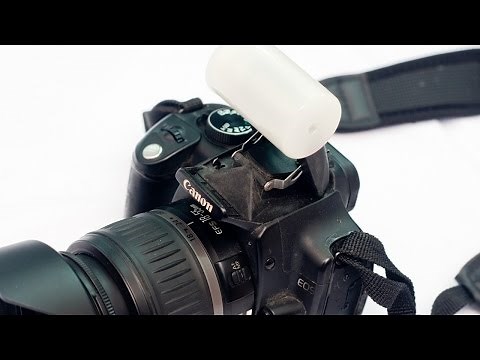 How To Make an Easy On Camera Flash Diffuser - DIY Technology Tutorial - Guidecentral