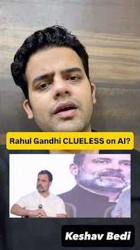 Is Rahul Gandhi clueless about unemployment impact of AI? On Limitation of Jevons Paradox