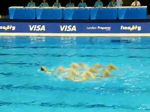 Synchronized Swimming - London 2012 Prepares Series - Great Britain Free Routine