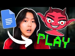 I made a game in GOOGLE DOCS