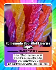 5K views · 104 reactions | Homemade Kool-Aid Licorice Ropes...