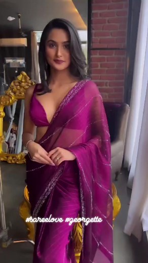 how to look stylish in a Georgette saree: Chose the right fabric. Georgette is a lightweight fabric that is perfect for hot weather. However, it can be a bit sheer, so you may want to choose a darker color, Choose the right design. The design of your Georgette saree should complement your body type and the occasion you are wearing it for. For example, if you have a curvy figure, you may want to choose a saree with a straight cut. If you are petite, you may want to choose a saree with a high wais