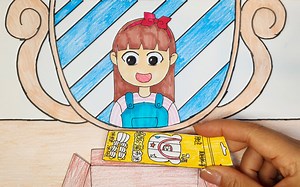 手绘定格动画：疫情防控要戴好口罩哦