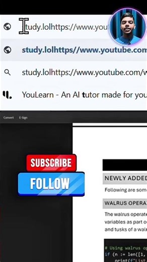 *"Summarize YouTube, PDFs, Websites in Seconds! 🧠⚡ | Study.lol"*#shorts #ytshorts #trending