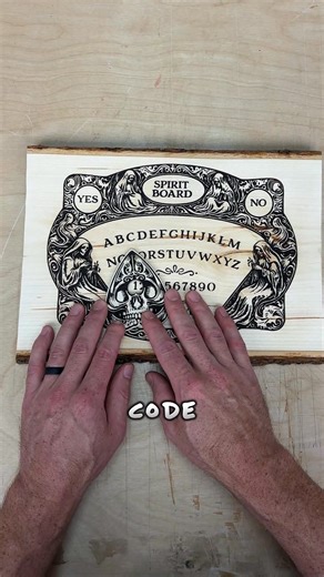 What Could (Possibly) Go Wrong With an Ouija Board? 👀 Nothing much except that the heatgun’s been acting weirdly for some reason 🤷 But hey jokes apart, were you able to find the coupon code? If you did, here’s the best place to redeem it 😉 https://scorchmarker.com/products/scorch-paint | Scorch Marker