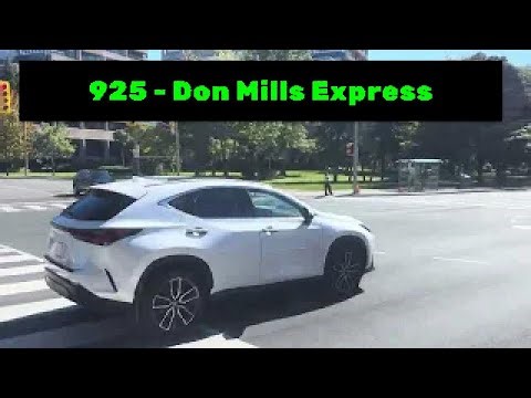 TTC Don Mills Express Bus 925: Finch Avenue East to Broadview Station