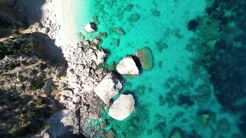 World's Best Beach: Drone Views of Sardinia's Cala Goloritzé