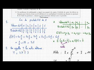 Random variable • Exercise to know how to use the formula for expectation: E(aX+b) = aE(X) + b
