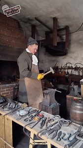 A moment of zen at the 1750 Smithy. @visithistoricbethlehem @historicbethlehem @unesco #blacksmith #lehighvalleypa #historicbethlehem #christmascity #historicbethlehempa #livinghistory #bethlehempa #easternpa #historicpa | Lehigh Valley with Love