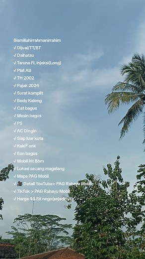 PAG Rahayu Mobil on TikTok