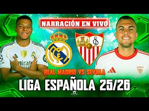 ✅REAL MADRID derrotó en su casa al SEVILLA en la LIGA ESPAÑOLA 2025/26 - PARTIDO SIMULADO