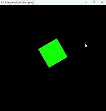 TRANSFORMACIONES GEOMÉTRICAS 2D CON OPENGL