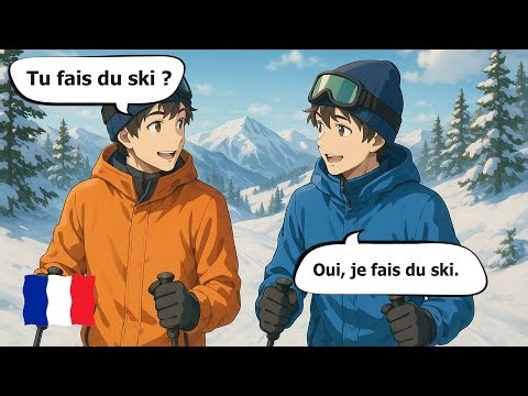 20 Minutes of Real-Life French Conversations (A1–A2) | Winter Vibes & Everyday Situations