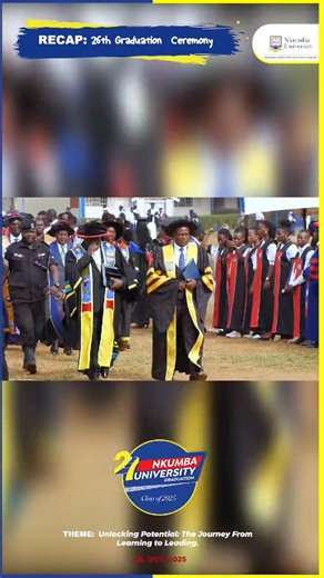A head of the 27th Graduation Ceremony of Nkumba University, Scheduled for 25th October 2025, this week, we bring you a recap of last year's Graduation Ceremony that took place on 26th October 2024. #NUGrad2025 | #I_Owe_You | Nkumba University